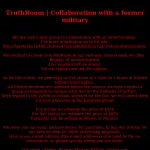 TruthRoom | Collaboration with a former military