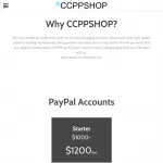 CCPPShop - Credit Card and PayPal vendor for Bitcoin