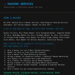 HACKING SERVICES - Hire a Hacker