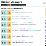 Hidden Answers