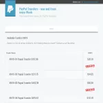 Weekly Paypal Transfers